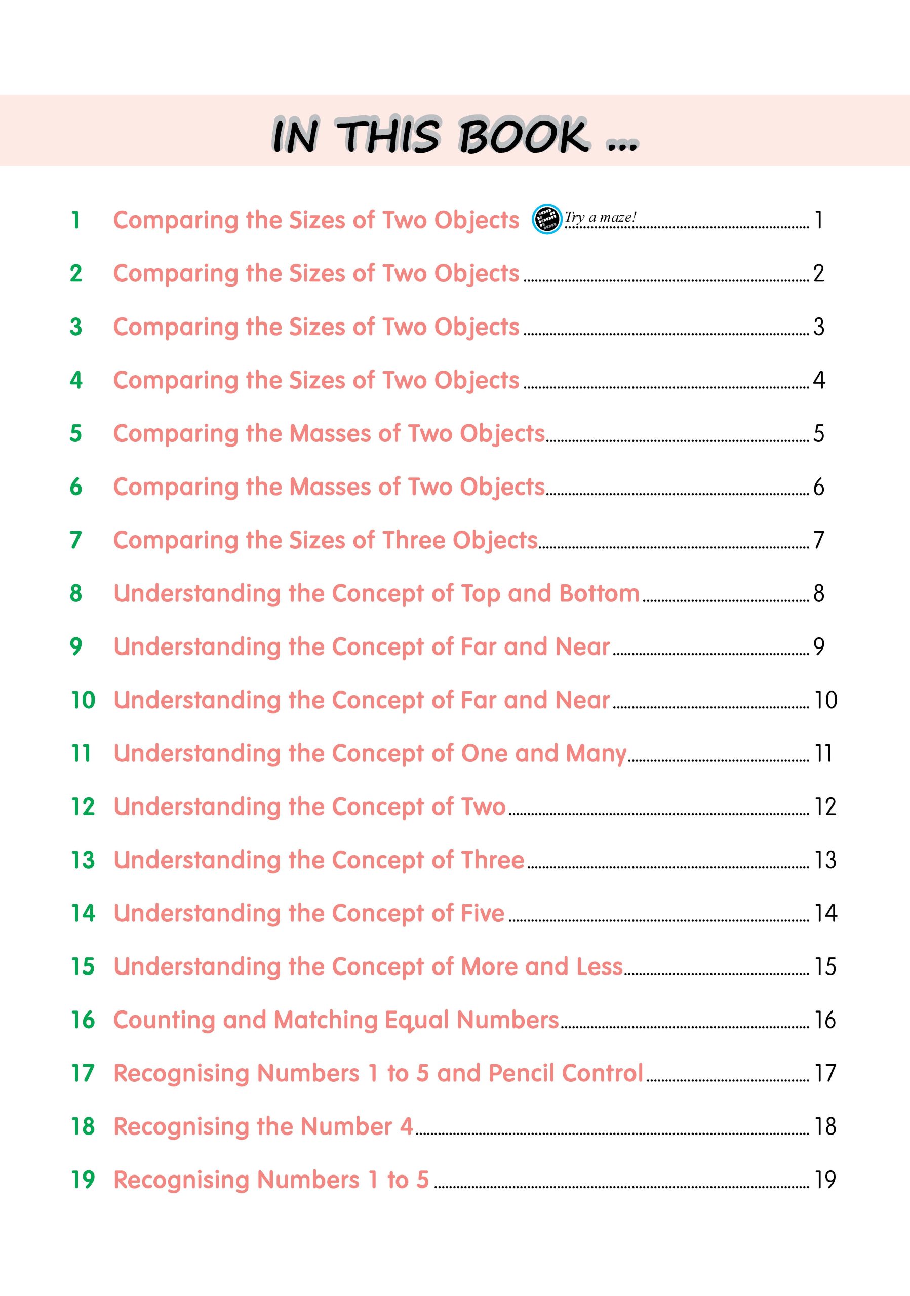 Maths Builder Nursery