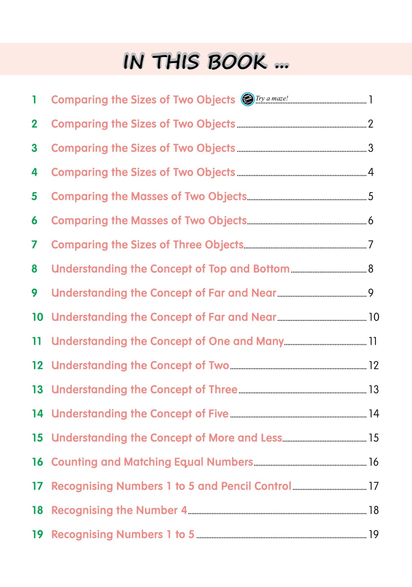 Maths Builder Nursery