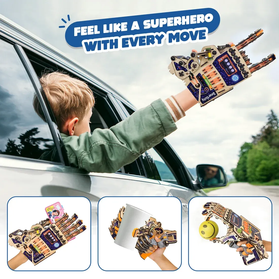 Mechanical Hand | Superhero STEM Toy | 8 -14 Years