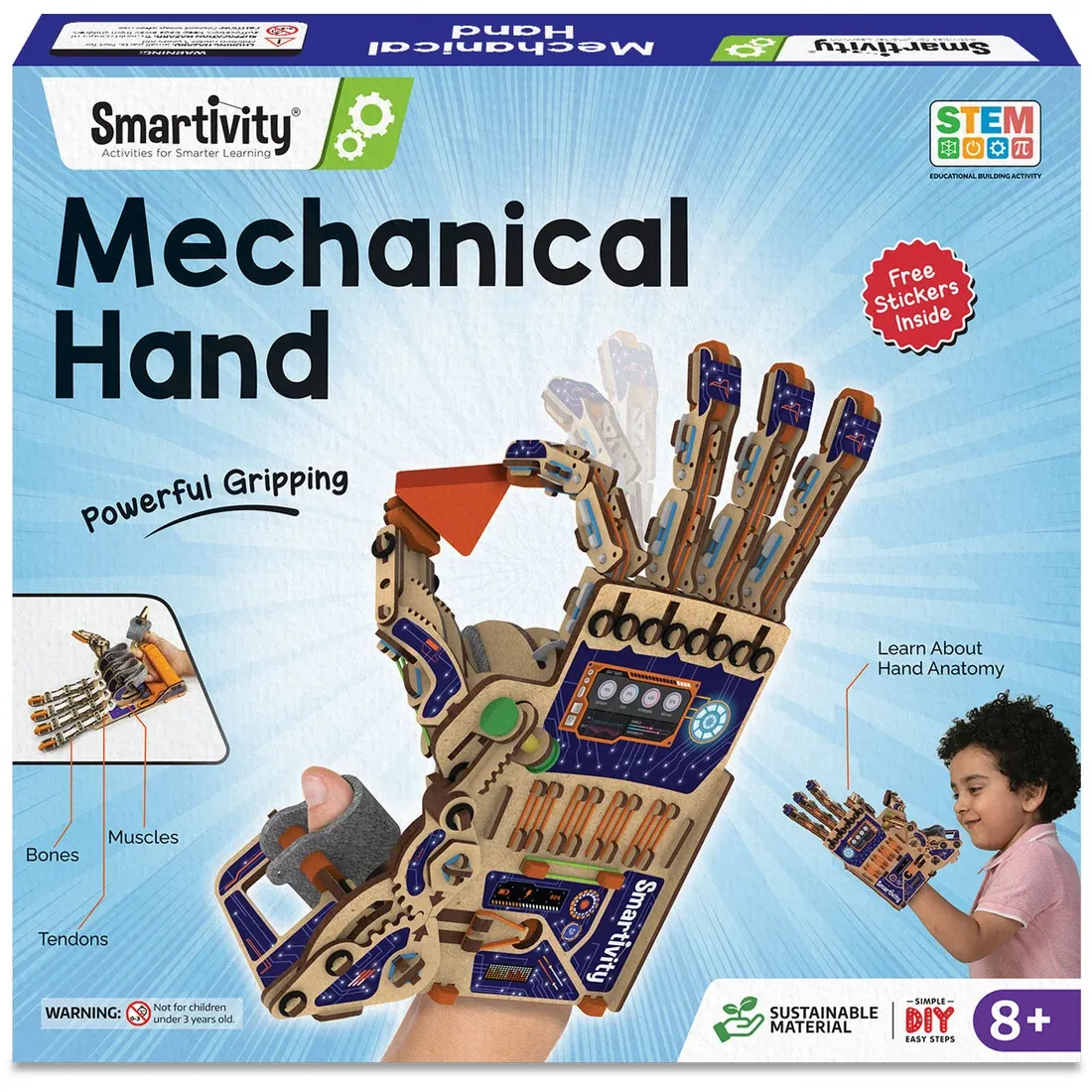 Mechanical Hand | Superhero STEM Toy | 8 -14 Years