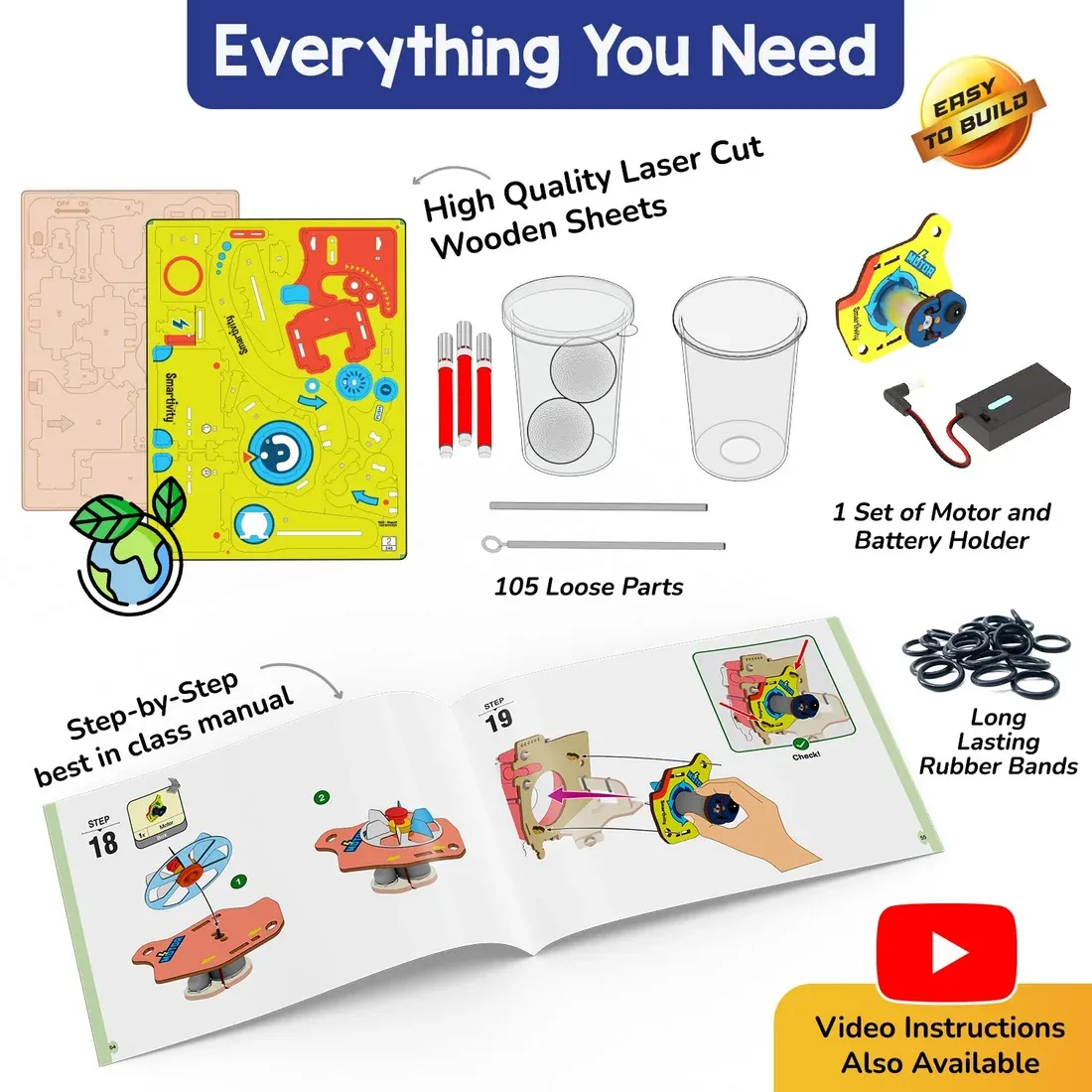 Motor Gadgets | 6 - 14 years | DIY STEM Construction Toy
