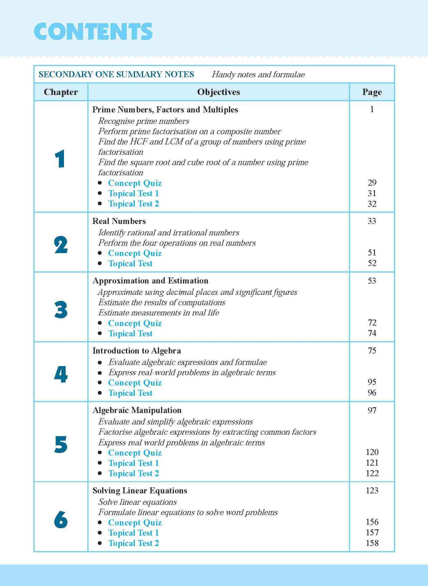 Secondary 1 Mathematics Tutorial 1A [G3]