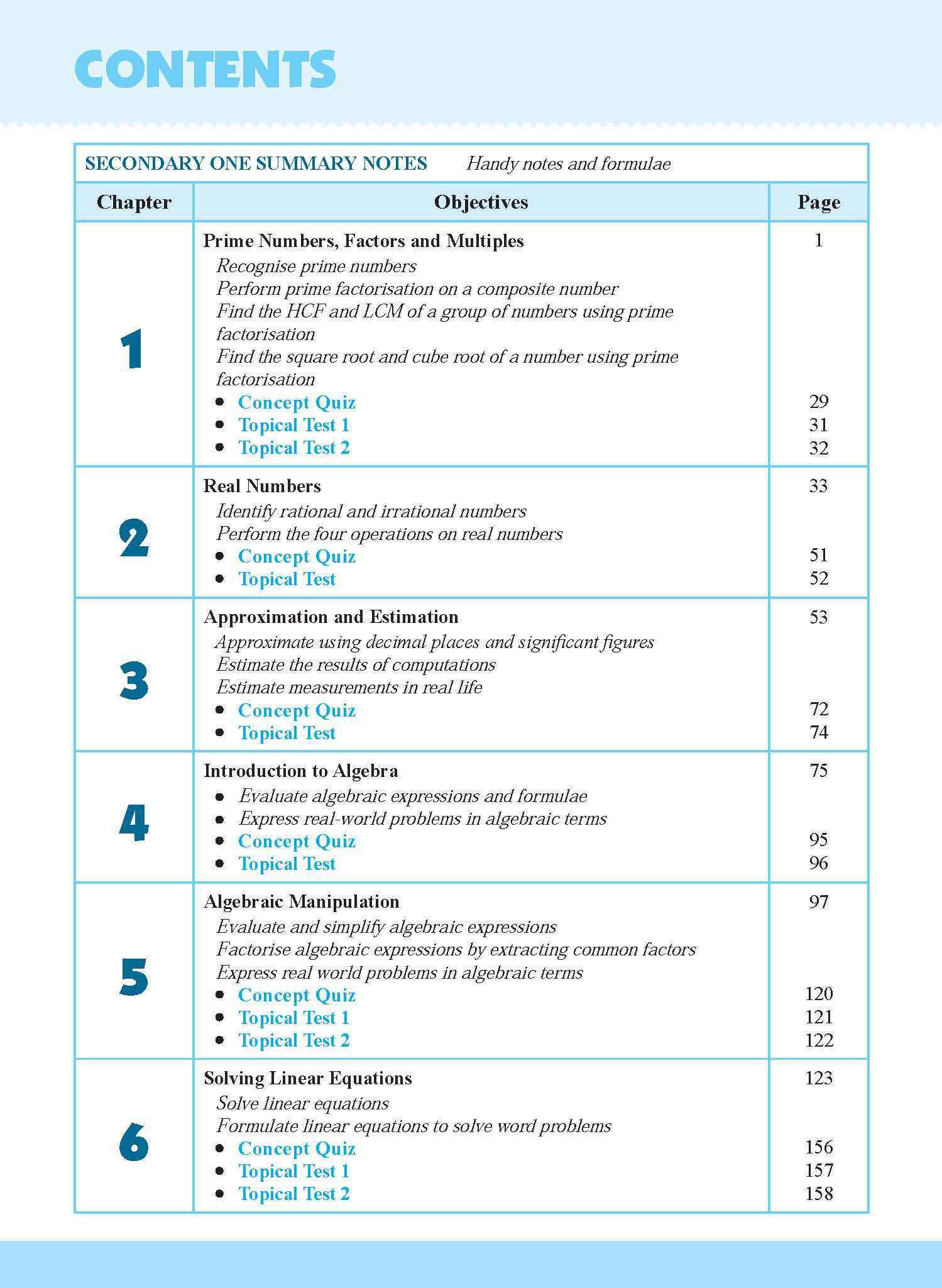 Secondary 1 Mathematics Tutorial 1A [G3]
