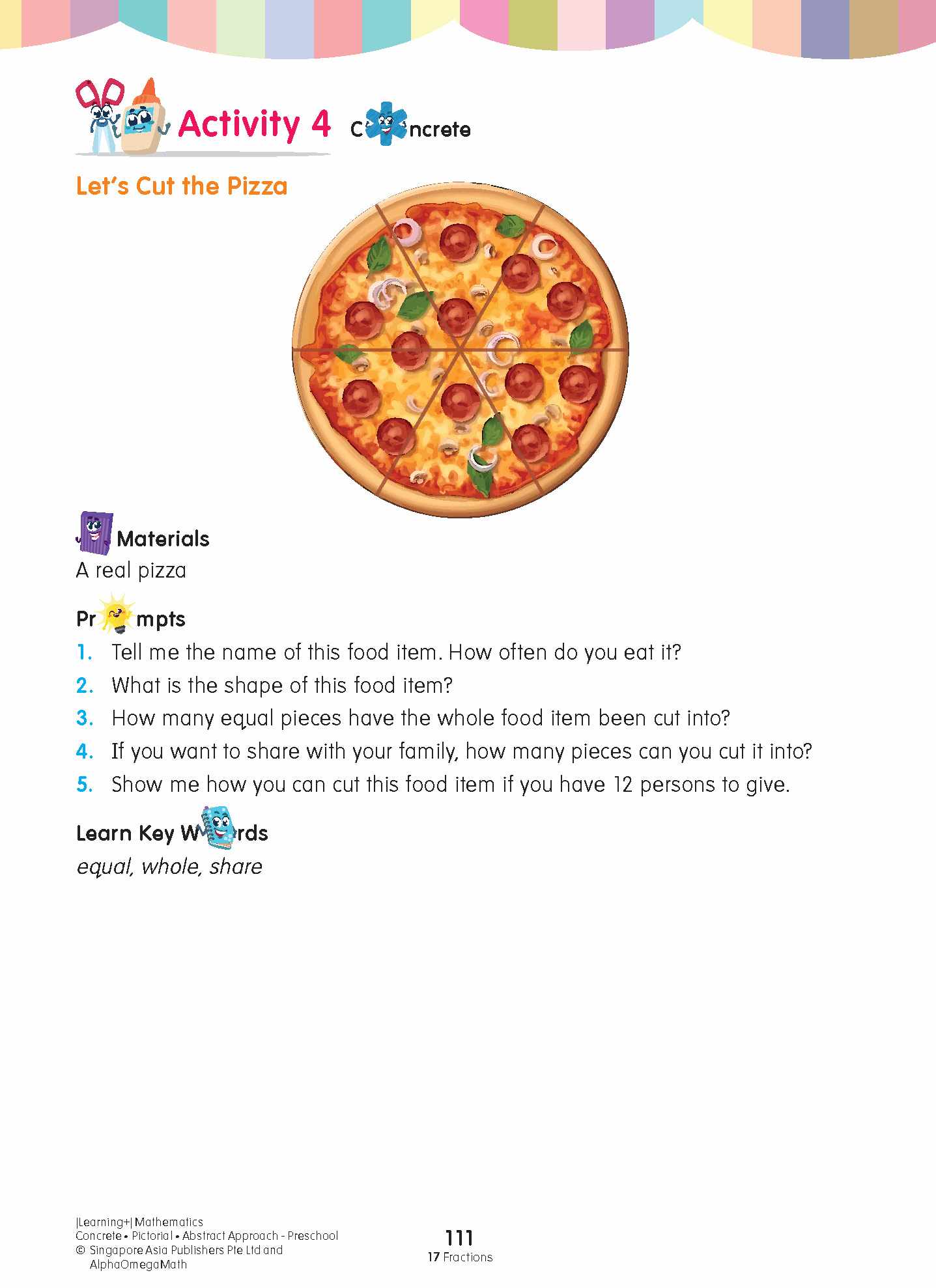 LEARNING+ MATHEMATICS Concrete • Pictorial • Abstract Approach Preschool (4 – 6 Years)