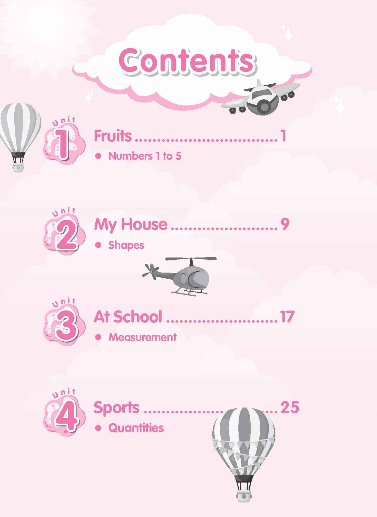 Rainbow Maths Activity Book Nursery A