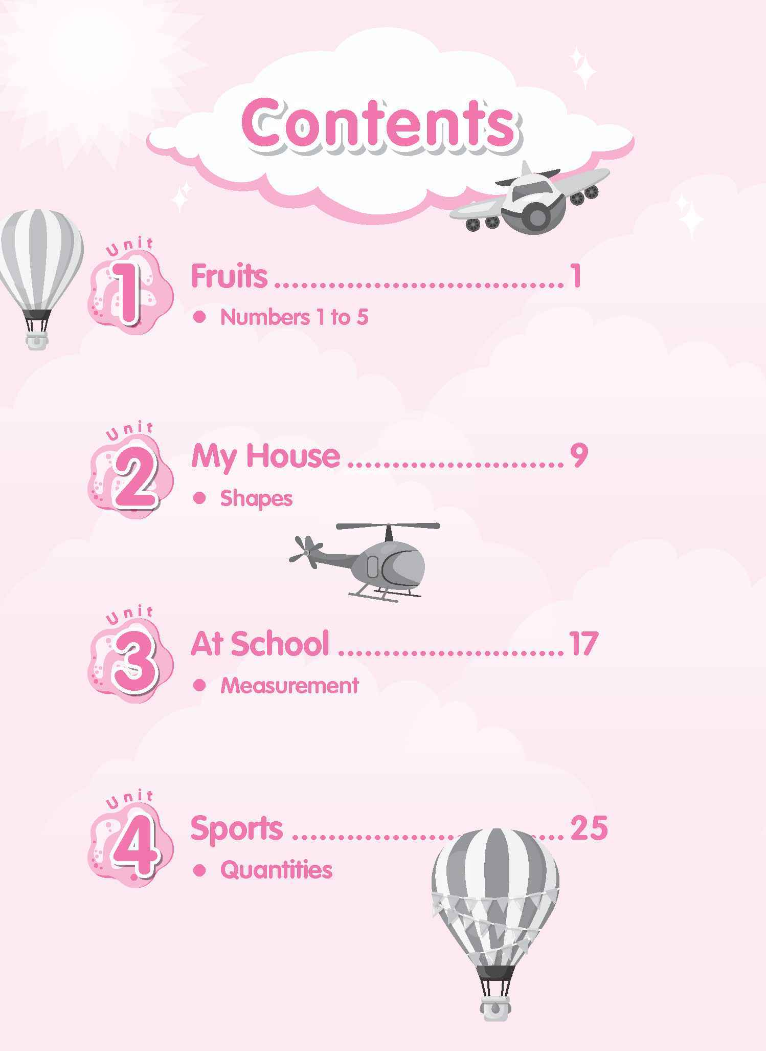 Rainbow Maths Activity Book Nursery A