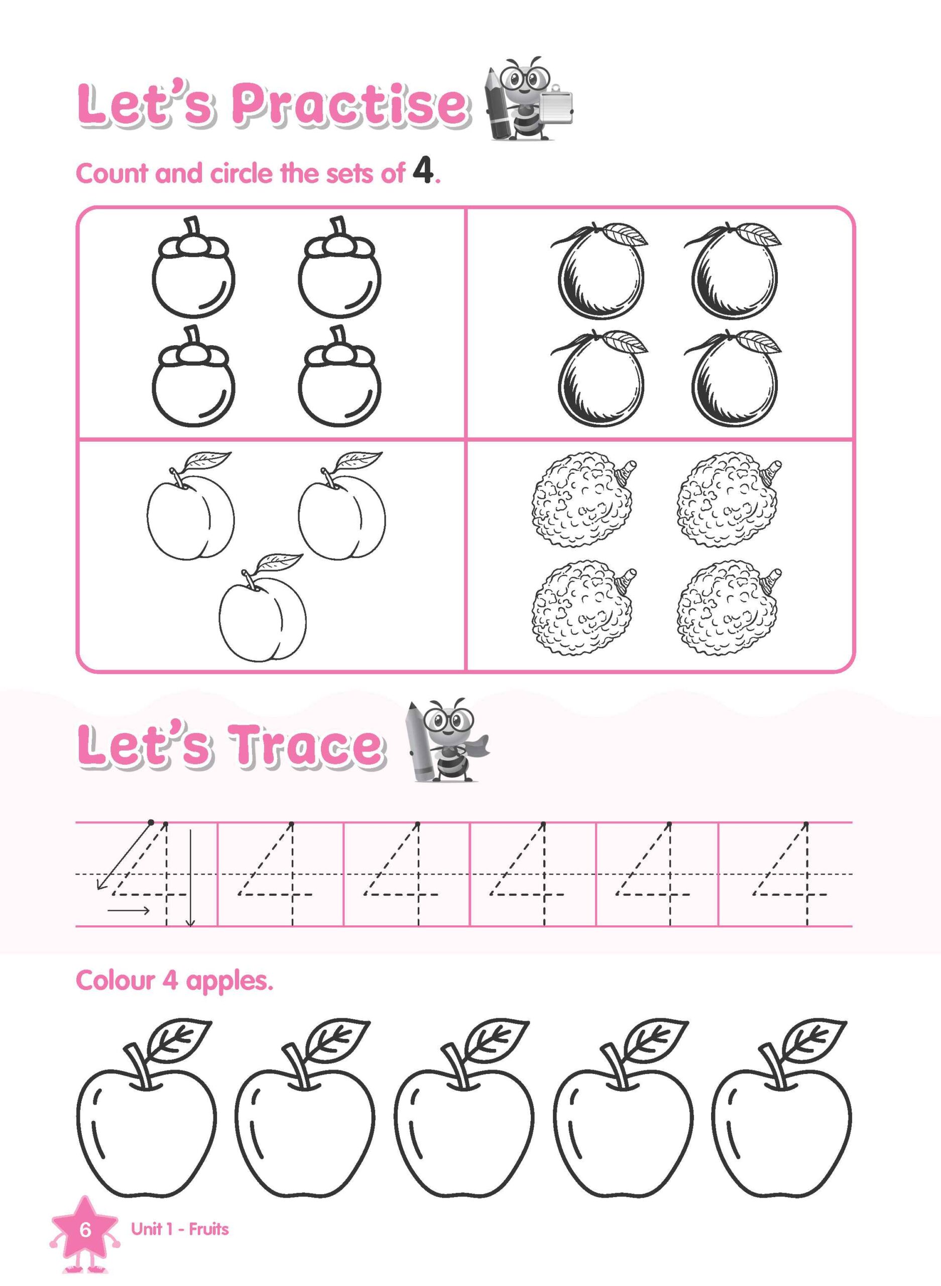 Rainbow Maths Activity Book Nursery A