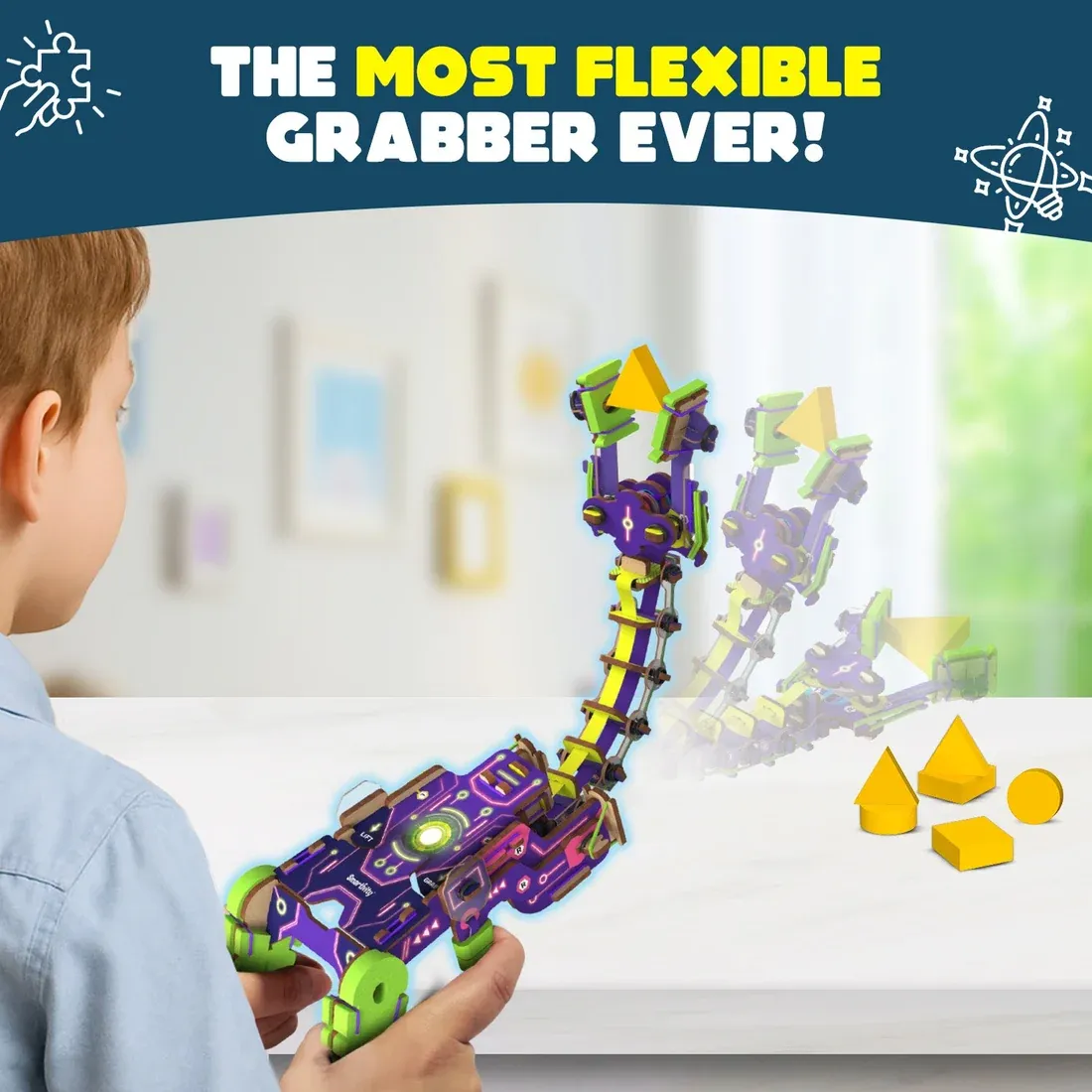 Robotic Arm | 8 - 14 years | DIY STEM Construction Toy