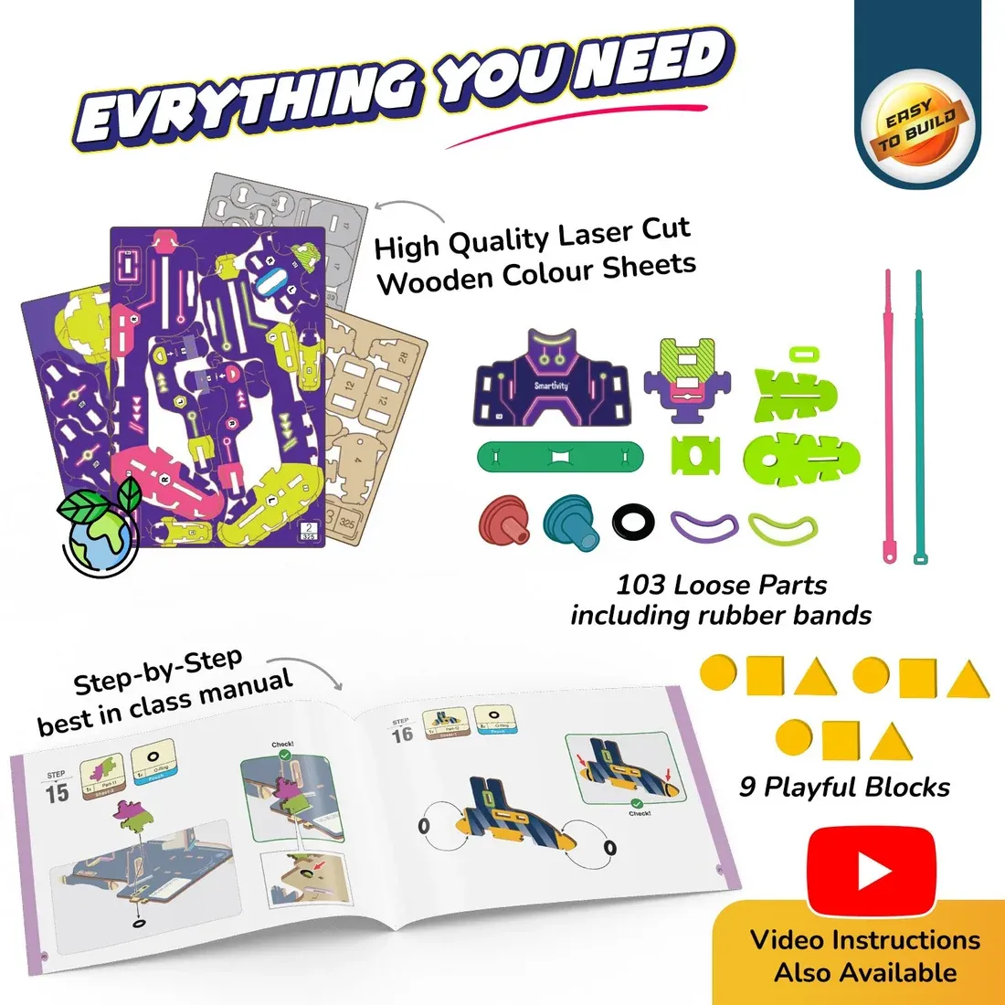 Robotic Arm | 8 - 14 years | DIY STEM Construction Toy