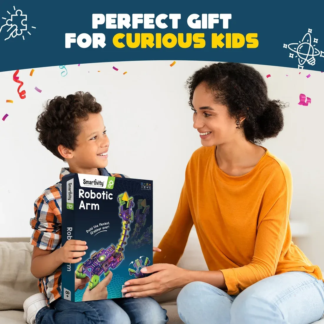 Robotic Arm | 8 - 14 years | DIY STEM Construction Toy