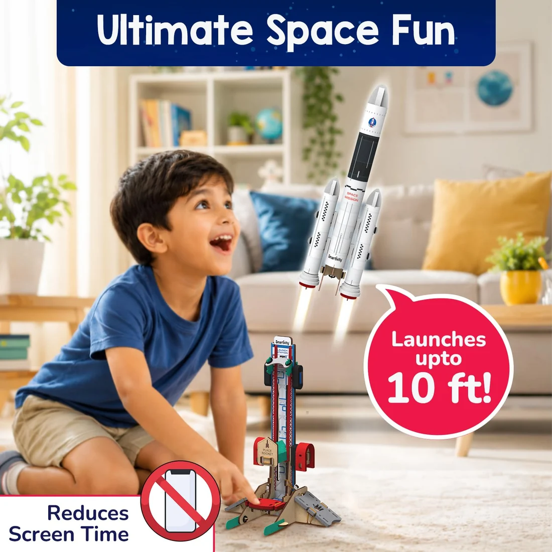 Rocket Launcher | DIY STEM Construction Toy | 6 + Years
