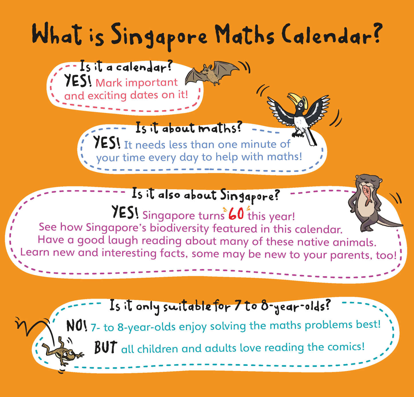 2025 Singapore Maths Calendar 