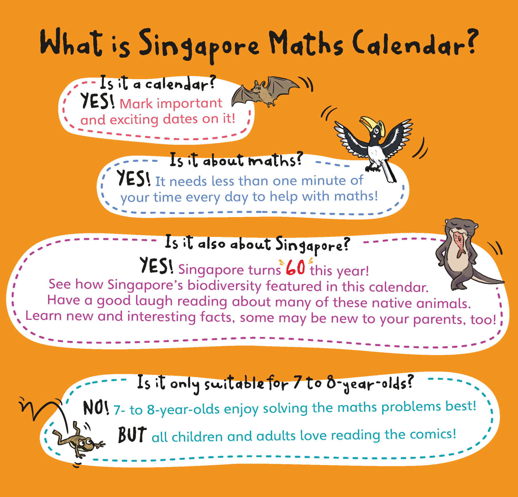 2025 Singapore Maths Calendar 