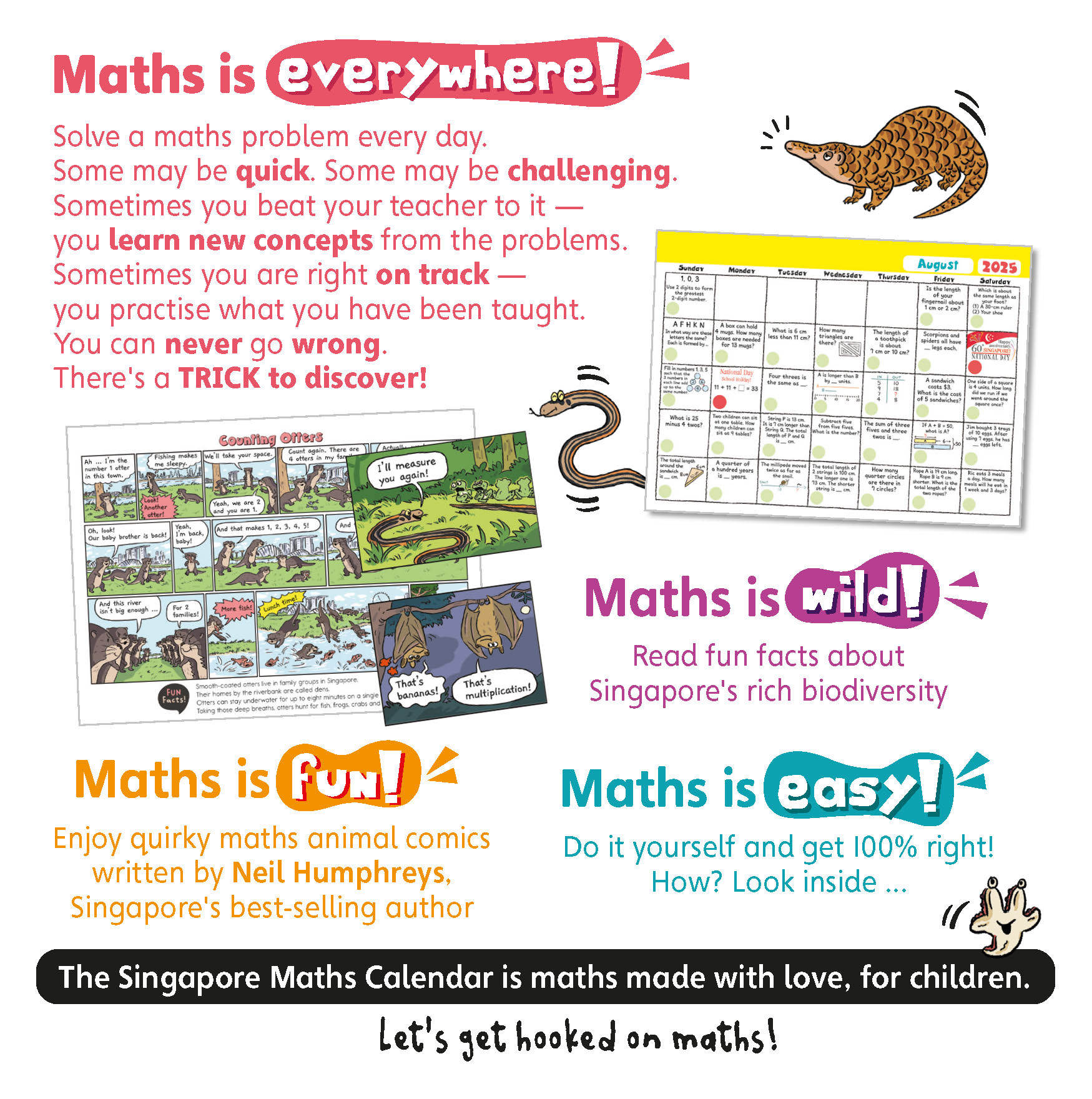 2025 Singapore Maths Calendar 