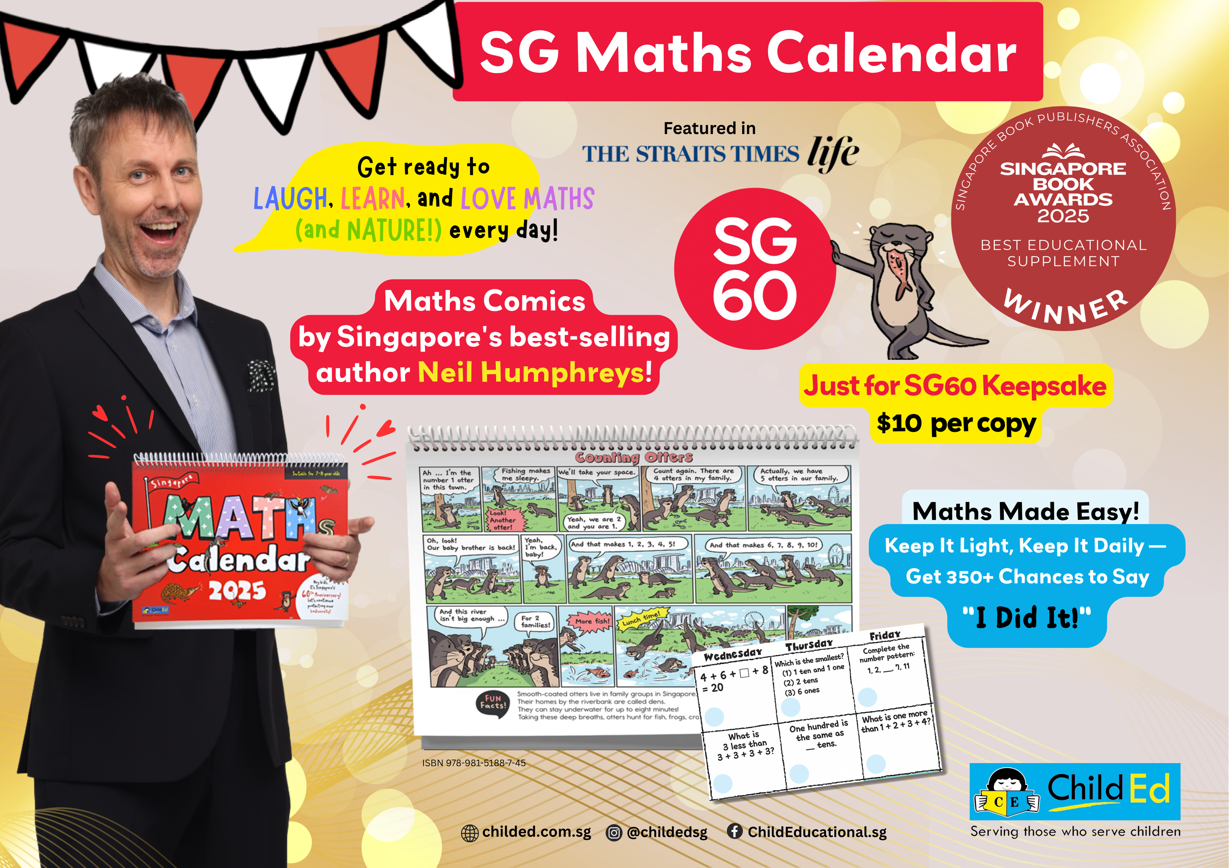 2025 Singapore Maths Calendar 