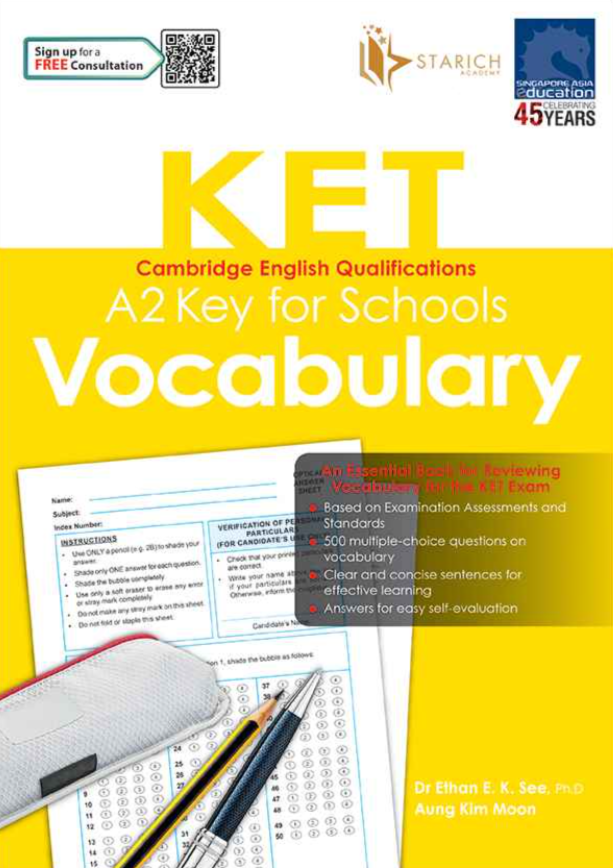 Cambridge English Qualifications – A2 Key for Schools Vocabulary (KET)