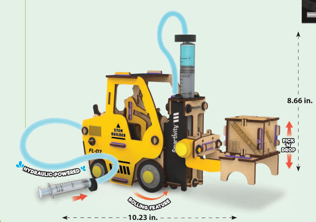 Hydraulic Forklift | STEM Toy | 8+ Years