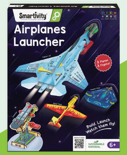 Airplanes Launcher | DIY STEM Construction Toy | 6 + Years