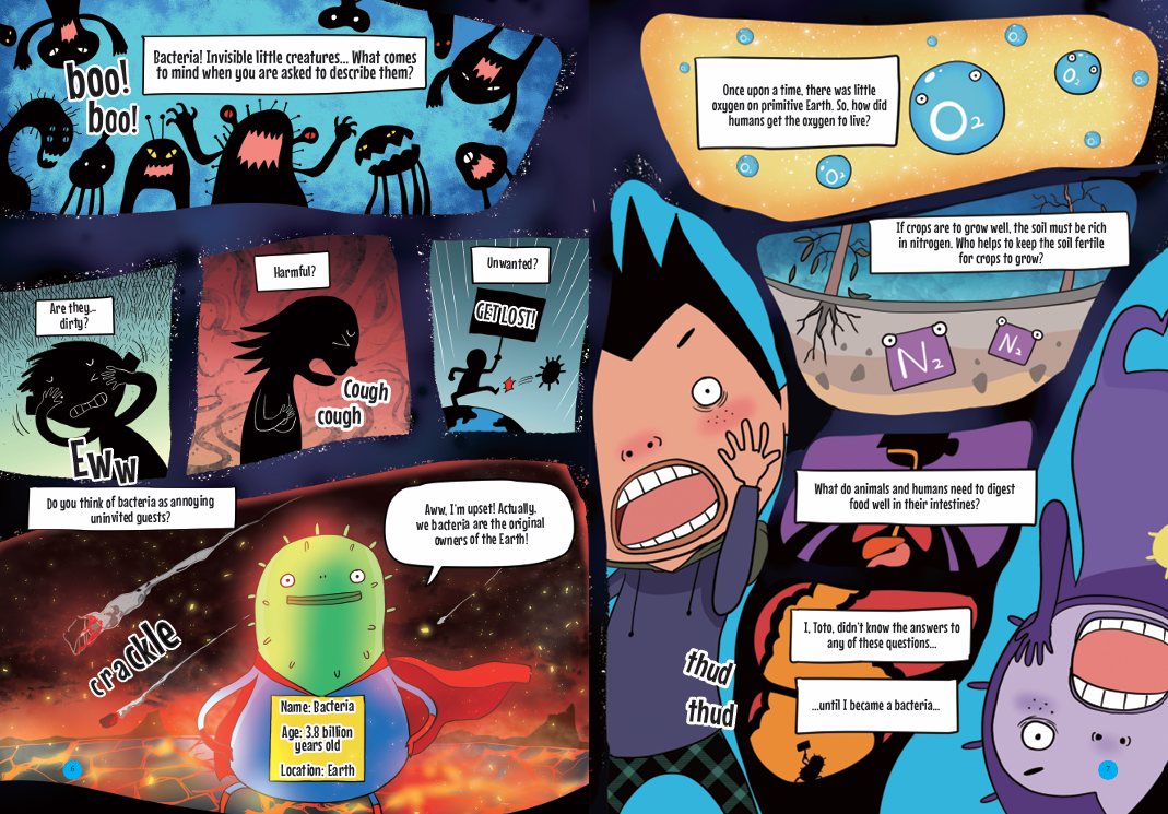 Toto Enters the Bacteria Universe