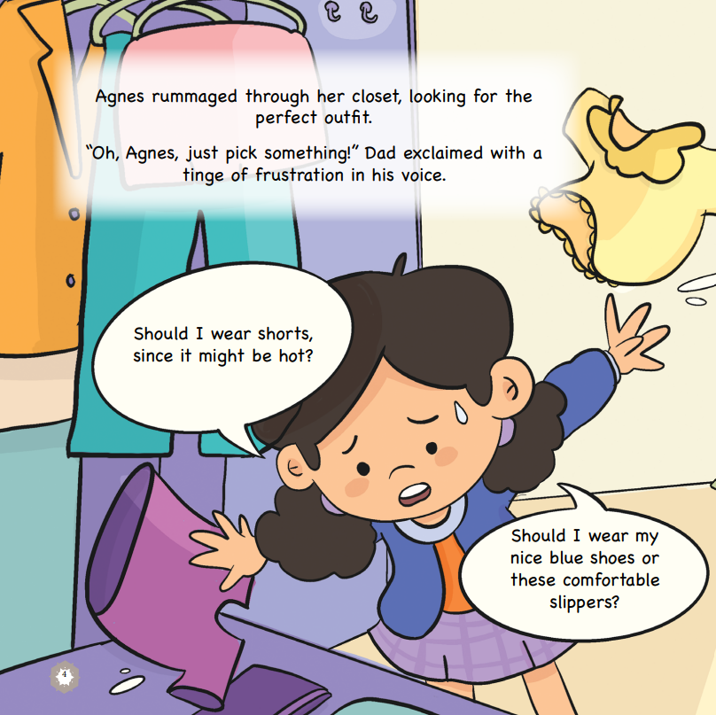 I Am Healthy: Anxious Agnes — A Story About an Overly Anxious Child [Softcover]