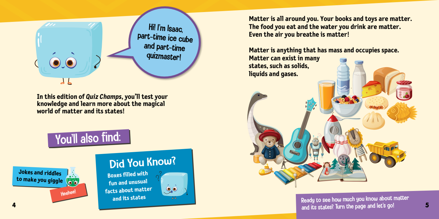 Quiz Champs: Matter and Its States [Softcover]