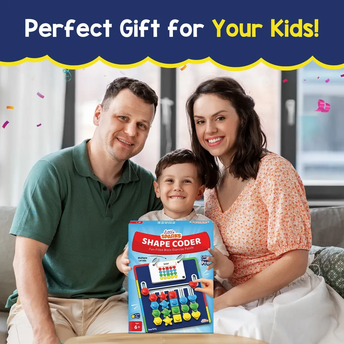 Shape Coder | 6+ years | DIY Activity Kit