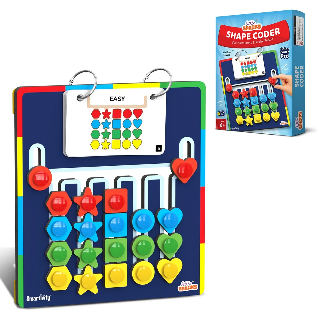 Shape Coder | 6+ years | DIY Activity Kit