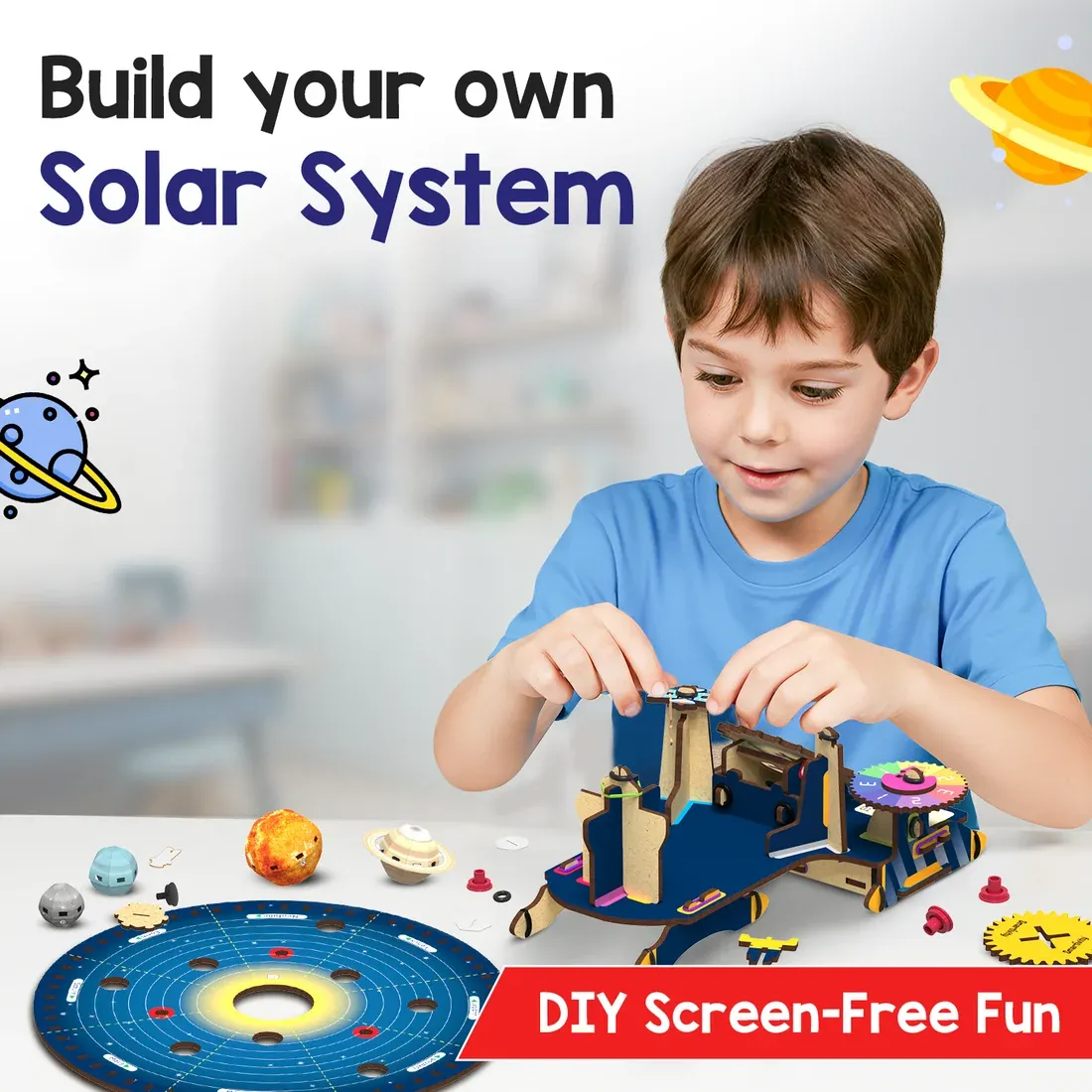 Solar System | Gear-Driven Planets Model I 8-14 Years