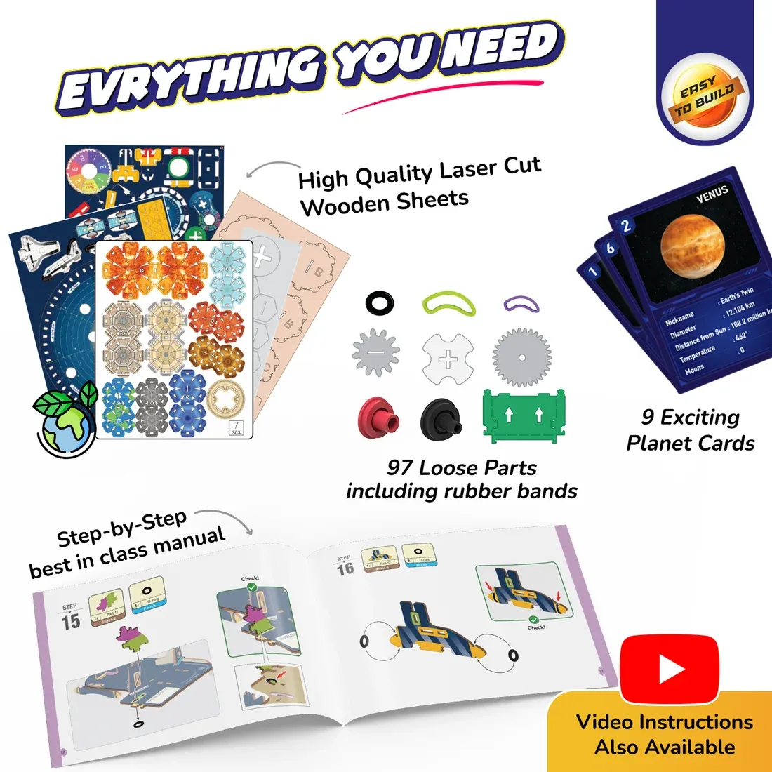 Solar System | Gear-Driven Planets Model I 8-14 Years
