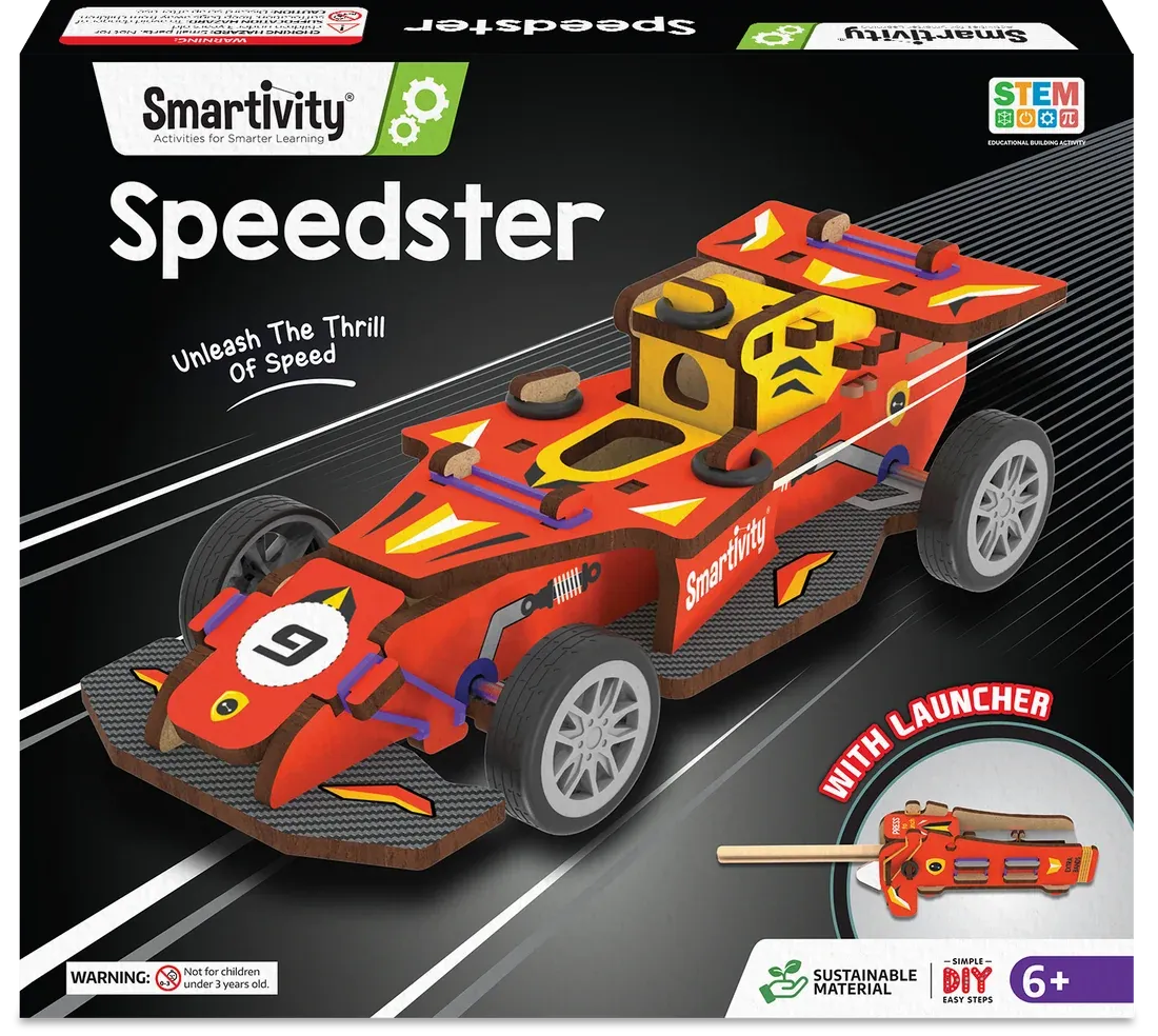 Speedster | Build-It-Yourself STEAM Toy Car l 6 + Years