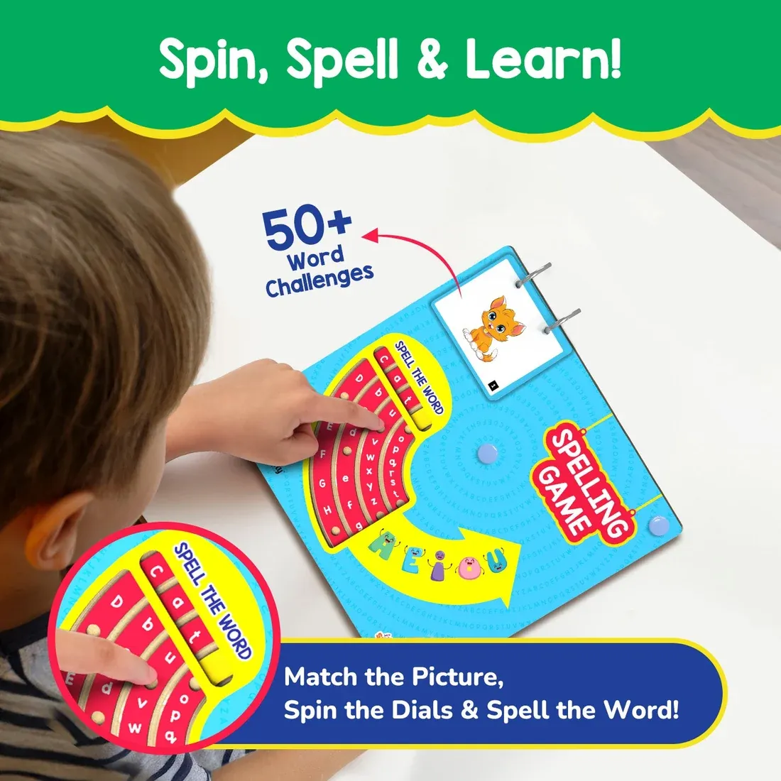 Spelling Game | 4-8 years | DIY Activity Kit