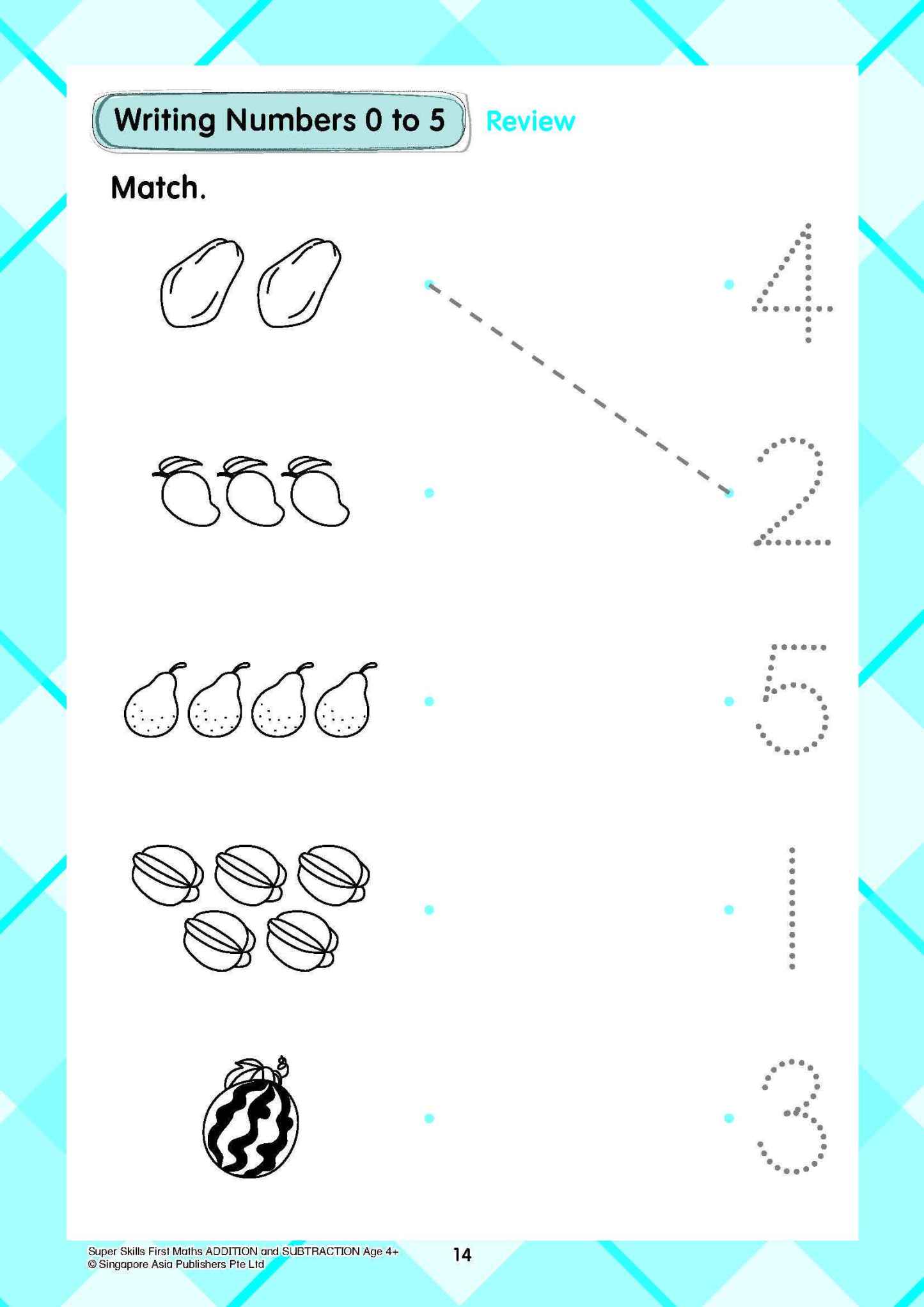 Super Skills First Maths ADDITION and SUBTRACTION (Age 4+ Years)