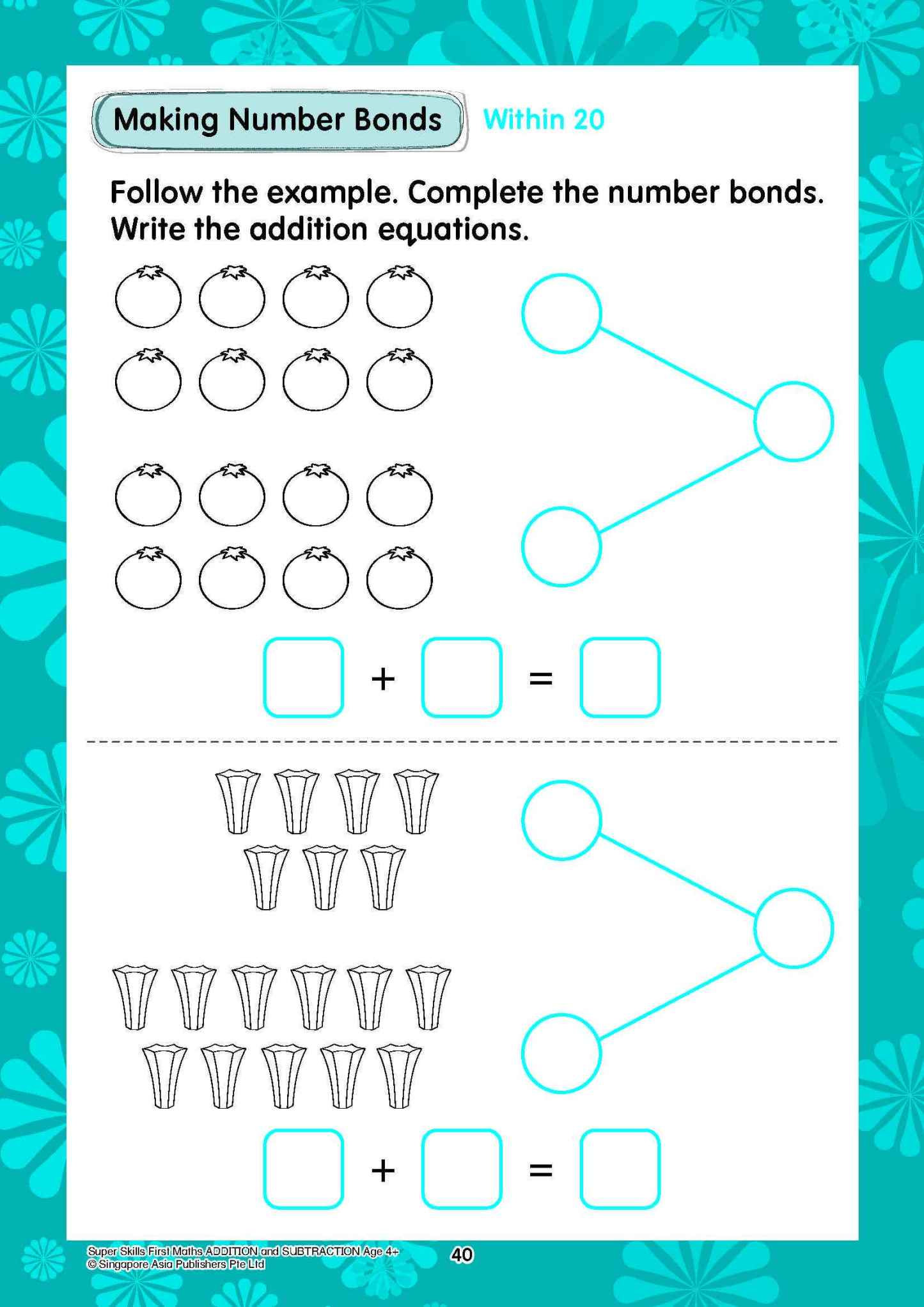 Super Skills First Maths ADDITION and SUBTRACTION (Age 4+ Years)