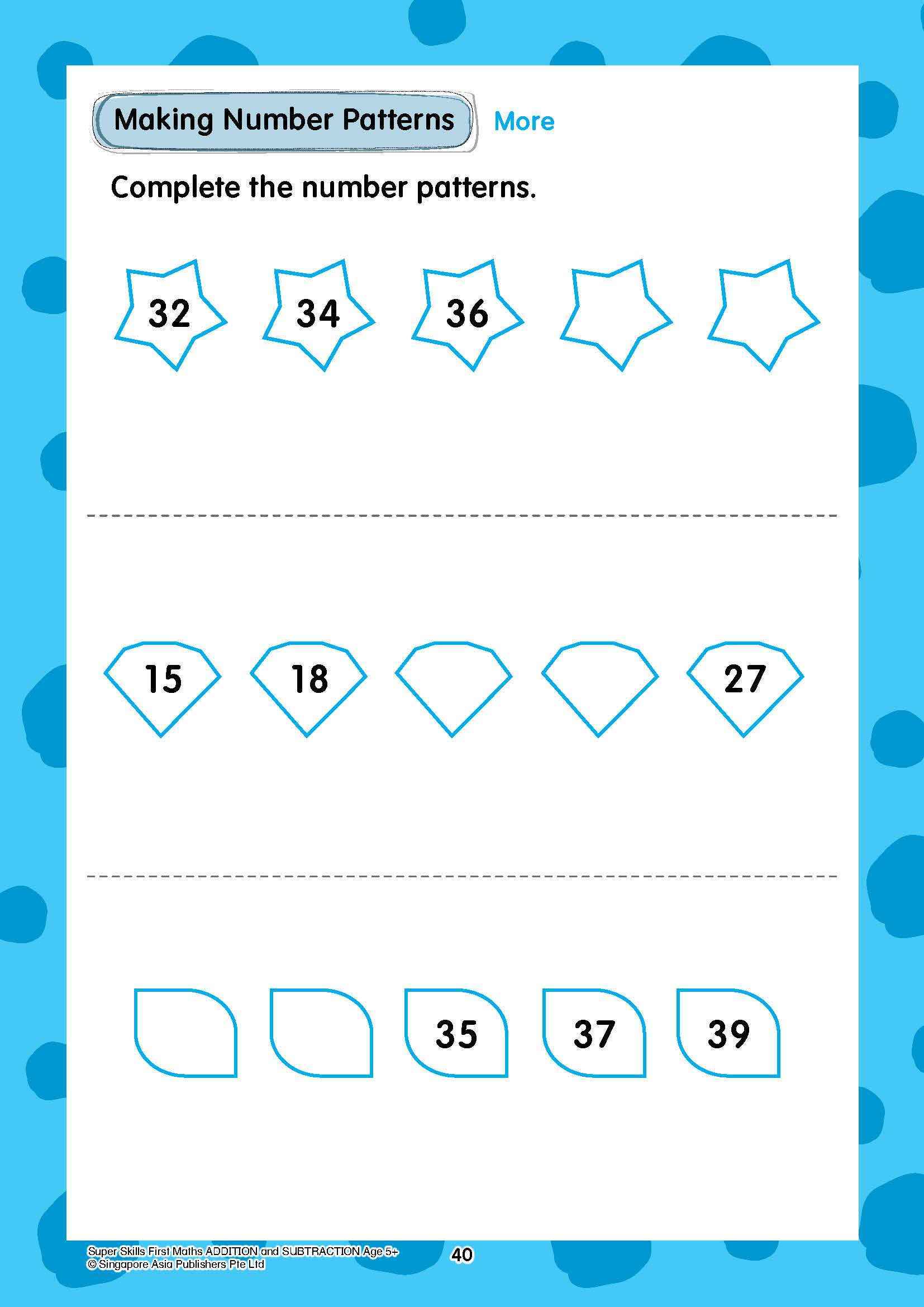 Super Skills First Maths ADDITION and SUBTRACTION (Age 5+ Years)