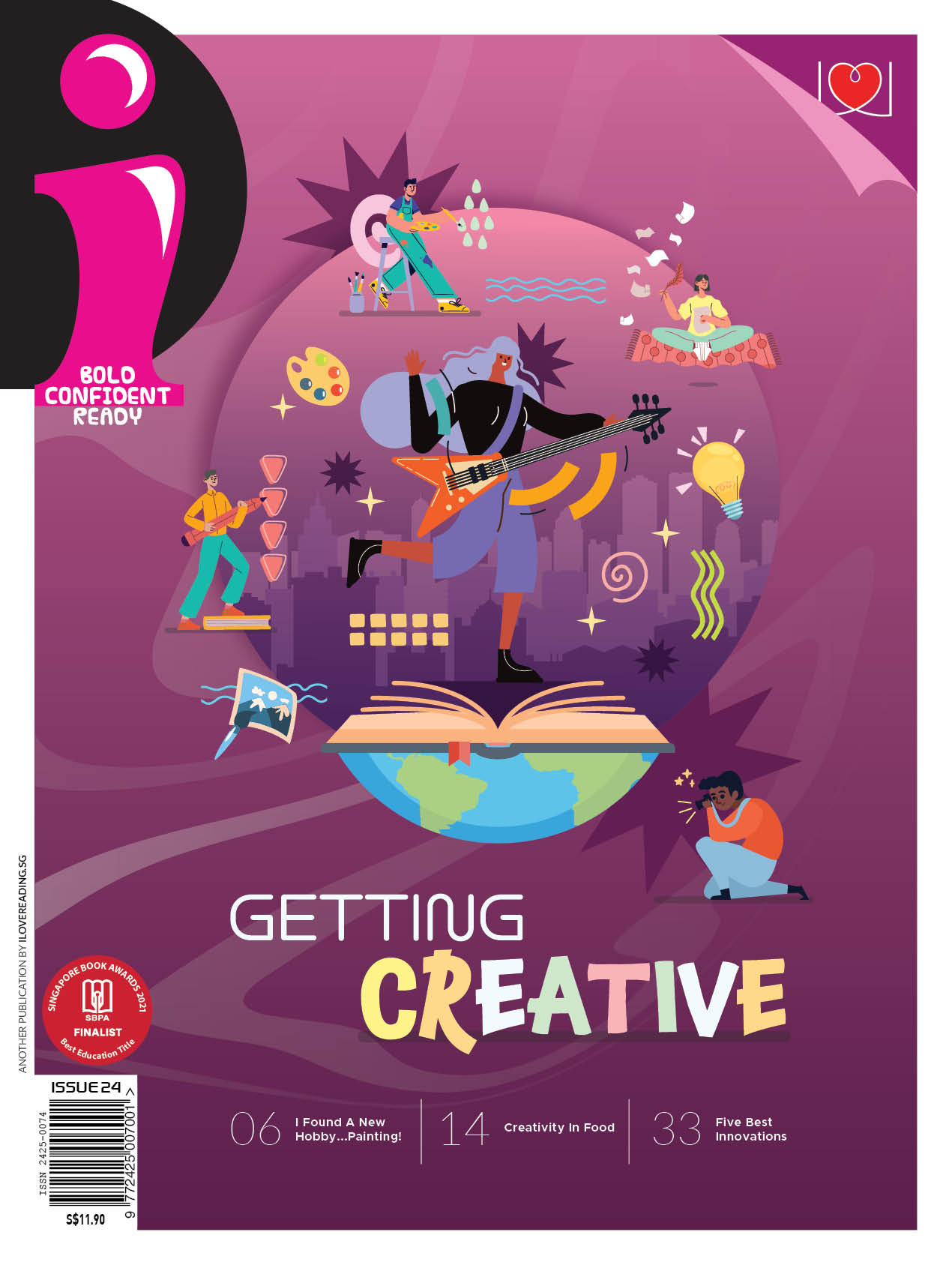 i Magazine Assorted Collection: 4 single issues (for 10+ y/o)