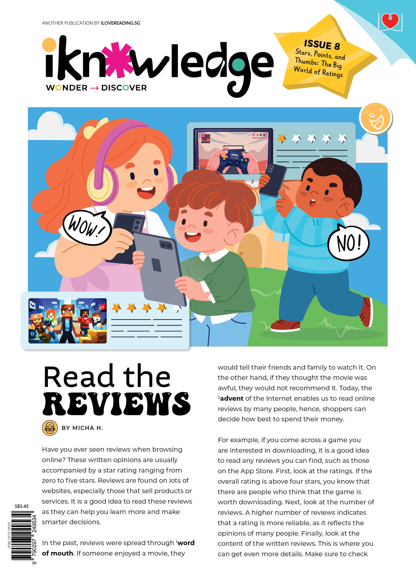 [PRINT ONLY] iKnowledge Newsletter 2025: 6 issues (for 8+ y/o)