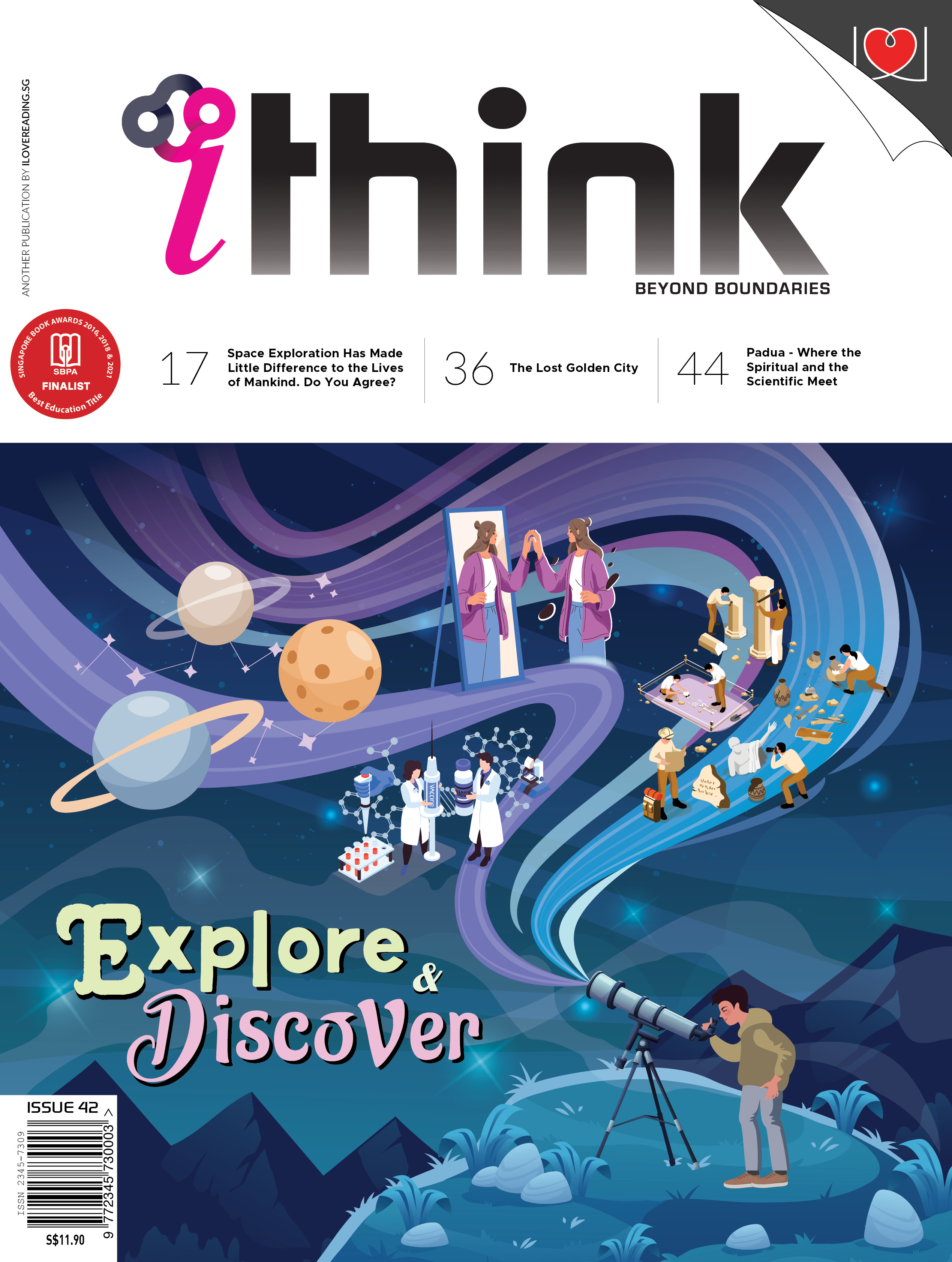 iThink Magazine 2022: 3 single issues + 1 double issue (for 14+ y/o)