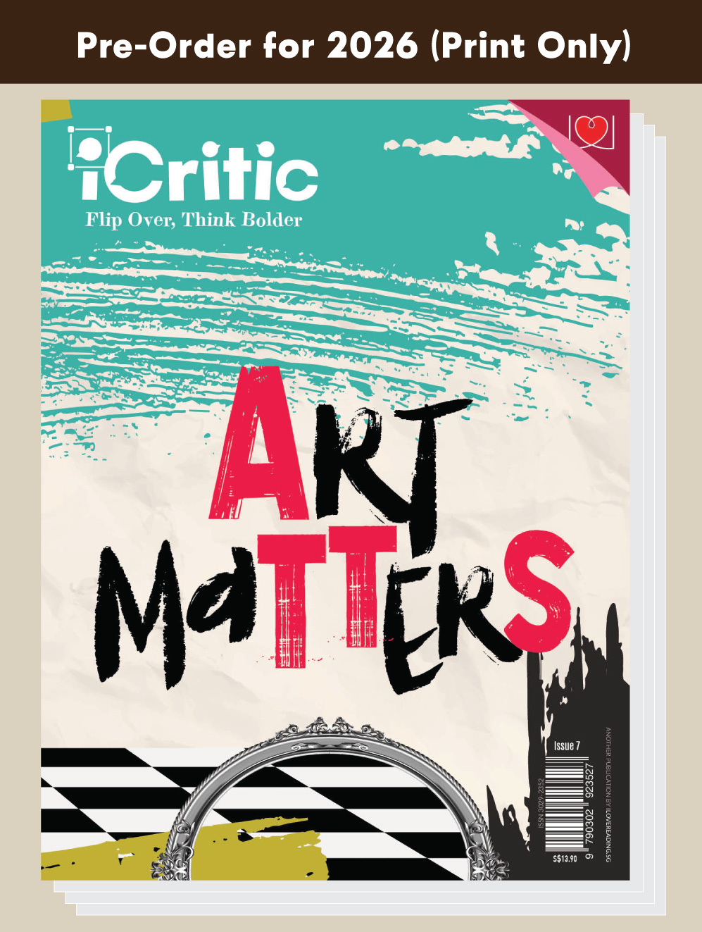 [PRE-ORDER] [PRINT ONLY] iCritic Magazine 2026 Edition [Issues 7 to 9] (for 16+ y/o)