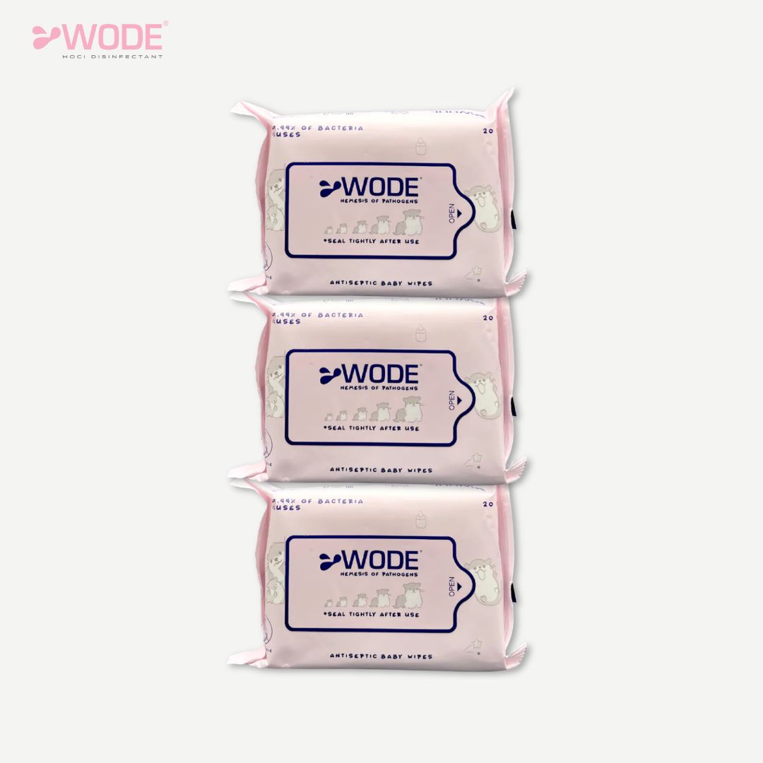 WODE 20PC Wipes (Pack of 3)