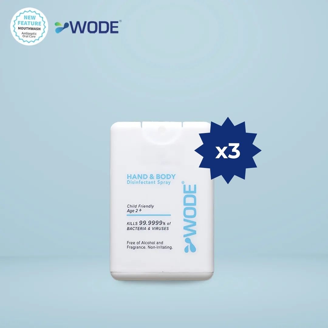 WODE 20ml Hand & Body Disinfectant Spray 