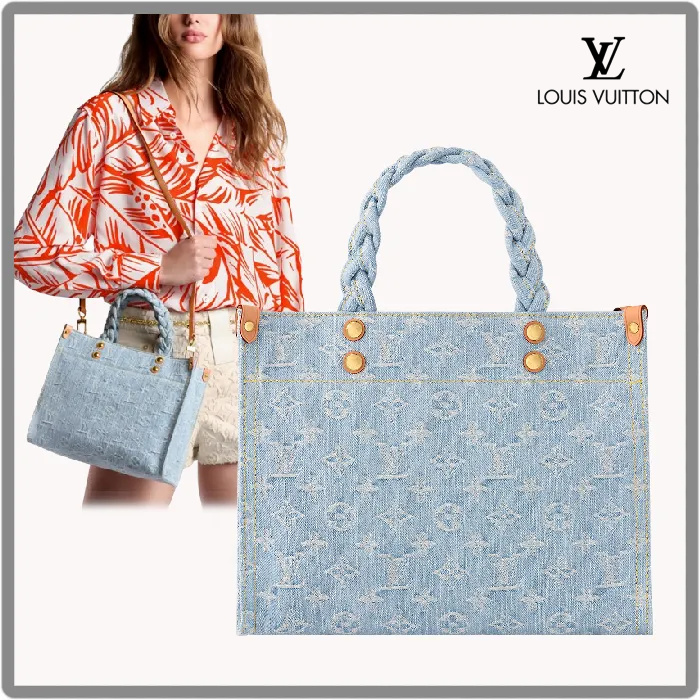 LV  24AW◆Louis Vuitton ルイヴィトン ◆Let Go PM バッグ モノグラム・デニム M24897  28 x 23 x 10.5 CM  240919