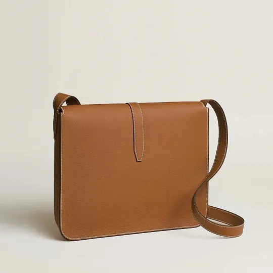 【スリムで使いやすい♪】HERMES エルメス ★ カーフ革 ショルダー バッグ H074774CK89 H074774CK37  36*30.5*5CM 240919