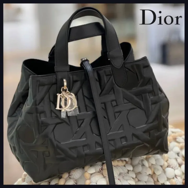 【オシャレで実用的】Dior  ディオール Toujours バッグ ミディアム M2821OBNT_M900   23 x 14 x 12 CM  240919