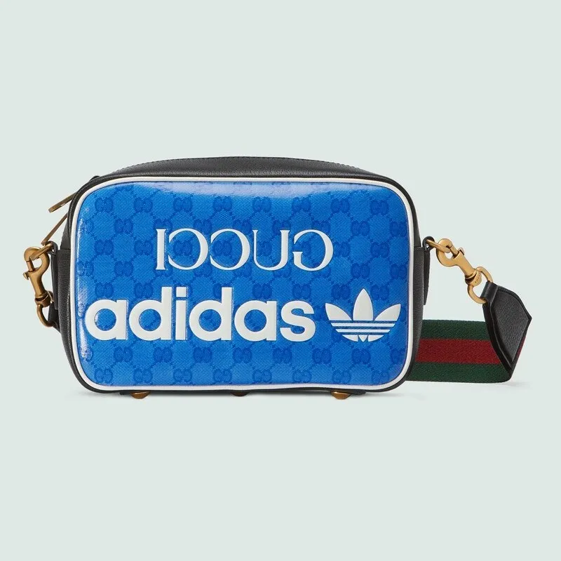 ★GUCCI×adidas★コラボ スモール ショルダーバッグ  25*16*9.5CM  240920