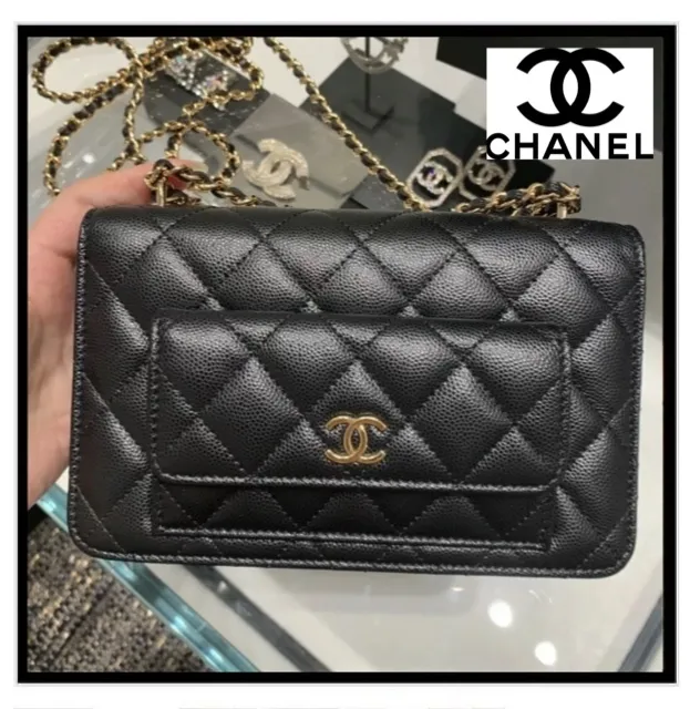 【2way/ポケット付き♪】CHANEL シャネル チェーンウォレット ミニバック 12.5 × 19 × 3.5CM  240920