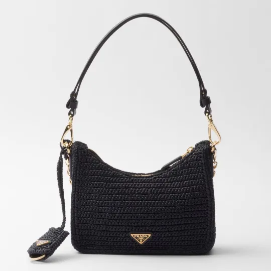 【大人気】PRADA  プラダ◆Re-edition ミニバッグ チェーン ストラップ付  22*18*6CM  240920