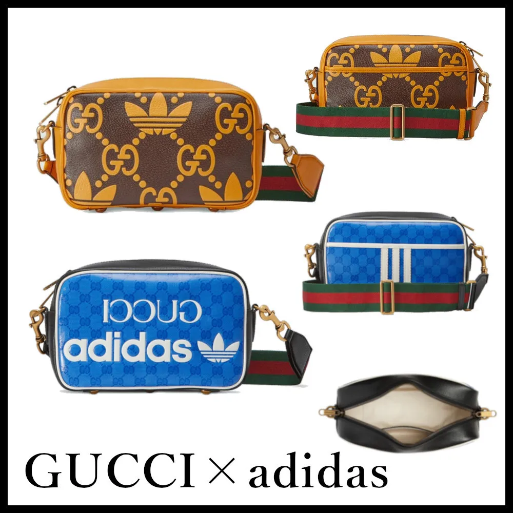 ★GUCCI×adidas★コラボ スモール ショルダーバッグ  25*16*9.5CM  240920