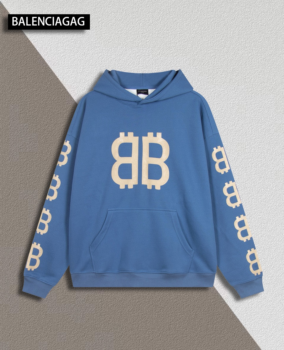 【BALENCIAGA 公式旗艦店】バレンシアガ 丸首の衛衣 スウェット ご好評に付き再入荷！241127