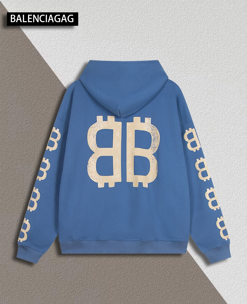 【BALENCIAGA 公式旗艦店】バレンシアガ 丸首の衛衣 スウェット ご好評に付き再入荷！241127