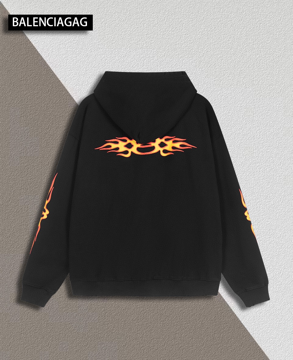 【BALENCIAGA 公式旗艦店】バレンシアガ 丸首の衛衣 スウェット ご好評に付き再入荷！241127